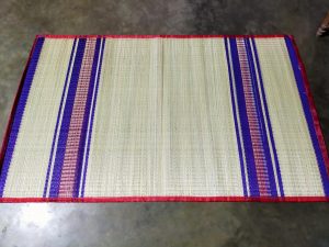 Traditional Korai Grass Mat - 6 X 3.5 Feet - Image 2